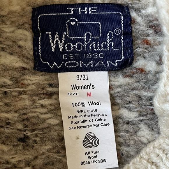 Rare Vintage 100% Wool Woolrich Sweater - Picture 4 of 5